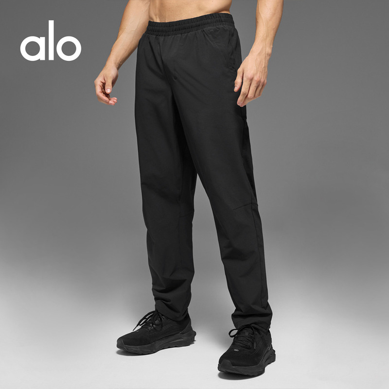 Alo｜Men's 2026 Autumn Repetition Casual Sports Elastic Waist Drawstring Sports Pants