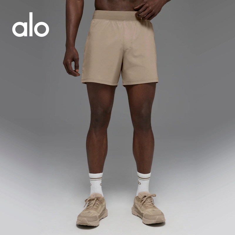 Alo|Men's Repetition Sports Casual Fitness Yoga Classic Shorts 5 Inches Alo|Men's Repetition Sports Casual Fitness Yoga Classic Shorts 5 Inches