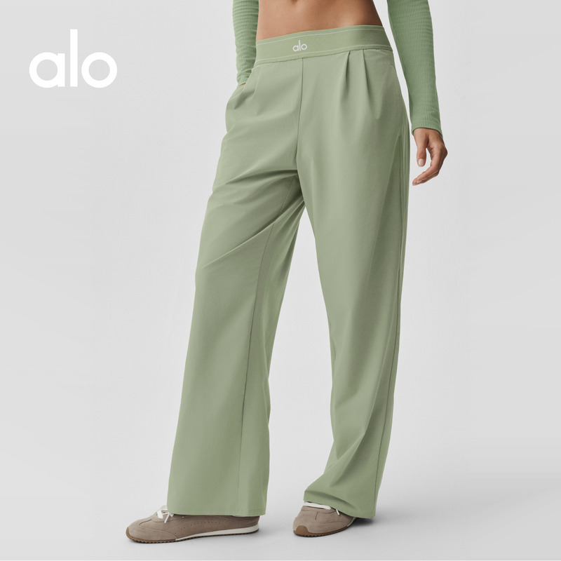 Alo|Women's Suit up Loose-Fitting Stretch Casual Straight-Leg Dress Pants Regular Fit Alo|Women's Suit up Loose-Fitting Stretch Casual Straight-Leg Dress Pants Regular Fit