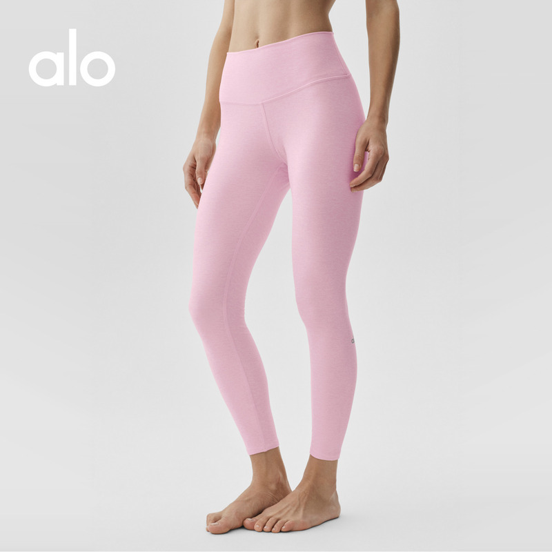 Alo|Women's Alosoft Highlight Sports Training High-Waisted Ankle-Length Leggings Nine-Point Pants Alo|Women's Alosoft Highlight Sports Training High-Waisted Ankle-Length Leggings Nine-Point Pants