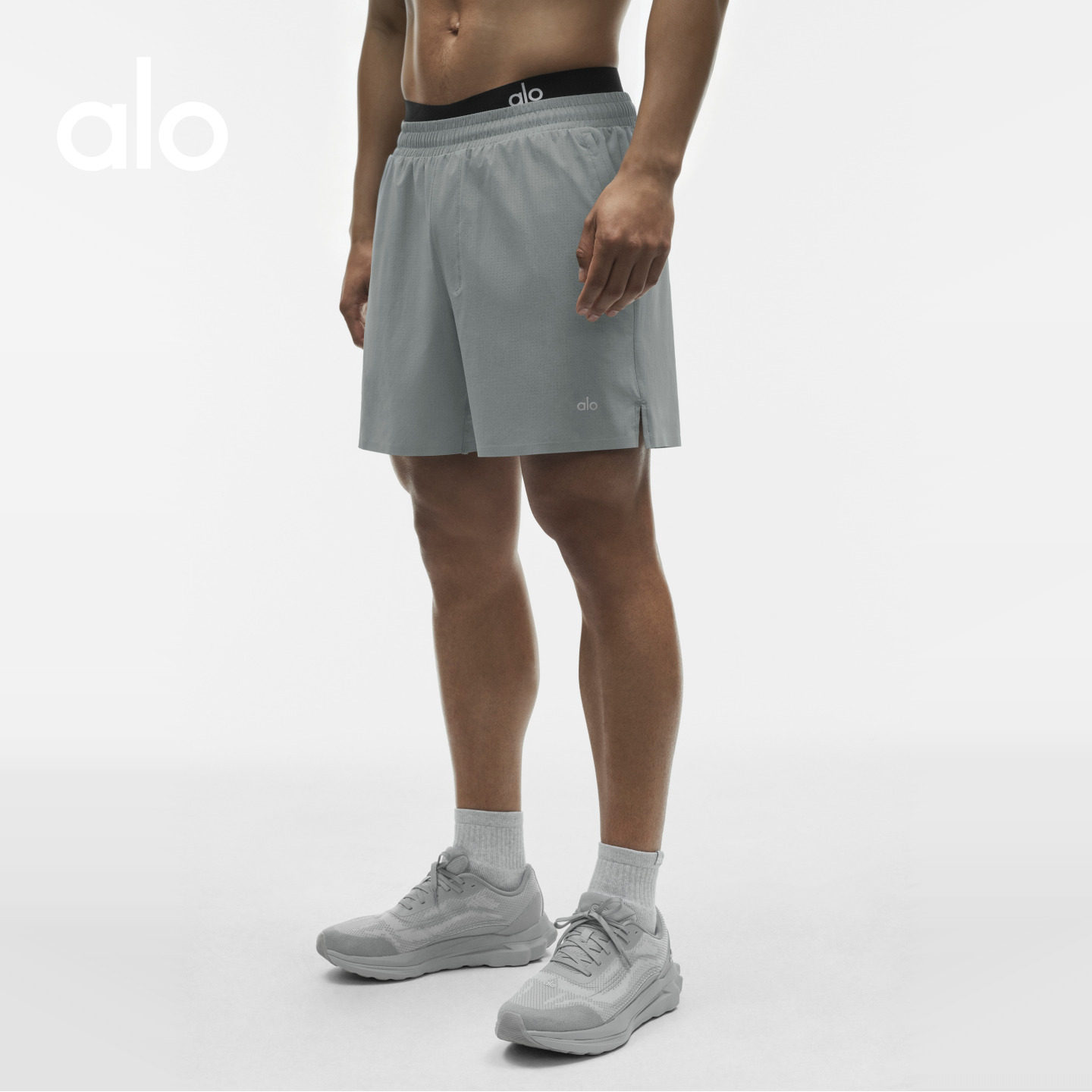 ALO | Men's Traction Sports Casual Yoga Cycling Shorts 5"