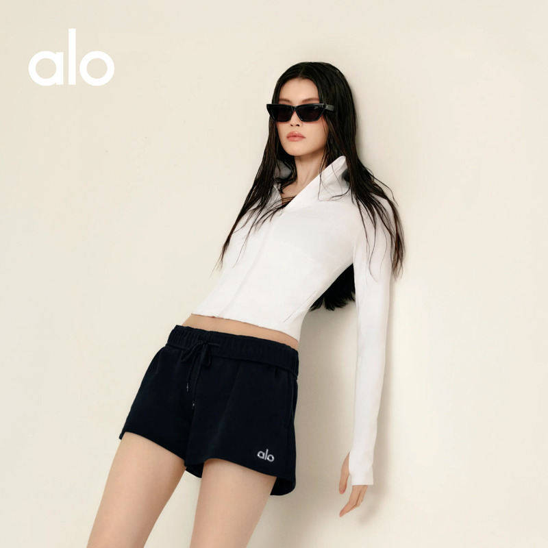Alo｜Women's Airbrush Slim Fit Sports Training Casual Zipper Jacket