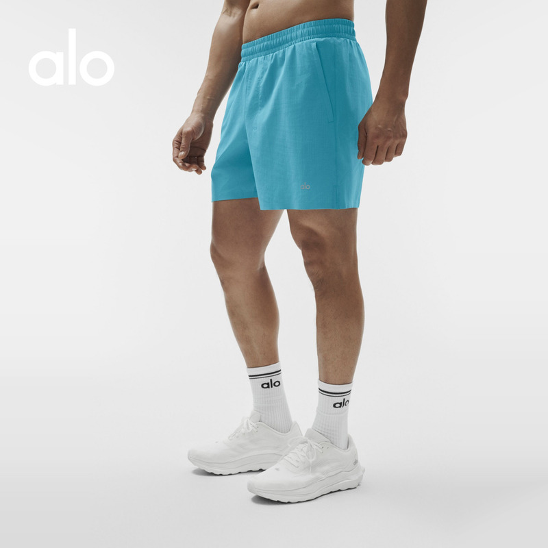 Alo|Men's Traction Sports Casual Yoga Cycling Shorts Running Shorts 5 Inches Alo|Men's Traction Sports Casual Yoga Cycling Shorts Running Shorts 5 Inches