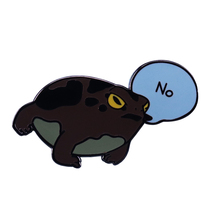 Not Toad Brooch Green Frog