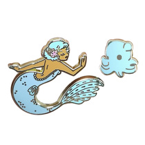 Ocean Mermaid Brooch Set