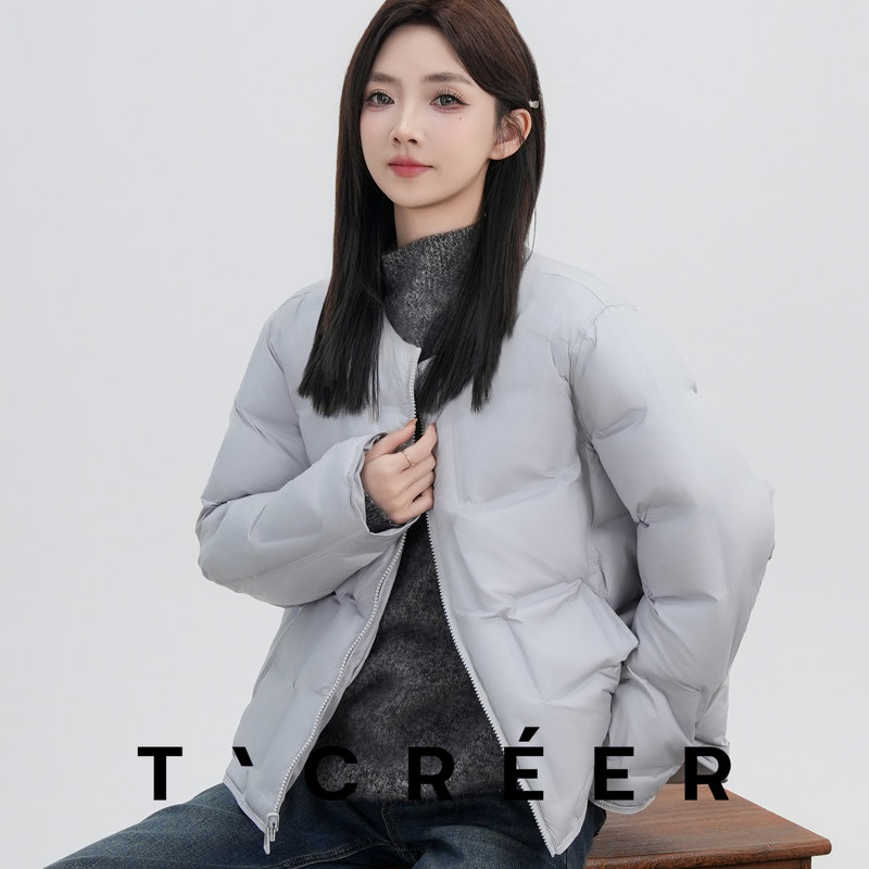 【In-App Purchase】T`Creer|【Chiyundu】Winter Solid Color Comfortable, Warm, Versatile down Jacket for Women 【In-App Purchase】T`Creer|【Chiyundu】Winter Solid Color Comfortable, Warm, Versatile down Jacket for Women