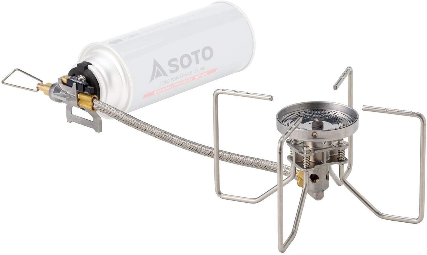 Japan SOTO voltage-stabilized windproof low center of gravity stable and heavy leisure stove spider furnace Wild Camp Outdoor ST-330