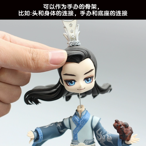 Кукла, скелет, сверхлегкая глина, фигурка