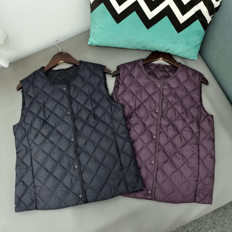 Autumn and Winter Women's Clothing for Young and Middle-Aged People, Thin Quilted Warm Quilted Vest for Outer Wear and Inner Wear, Camping Cotton Vest Cardigan Autumn and Winter Women's Clothing for Young and Middle-Aged People, Thin Quilted Warm Quilted Vest for Outer Wear and Inner Wear, Camping Cotton Vest Cardigan