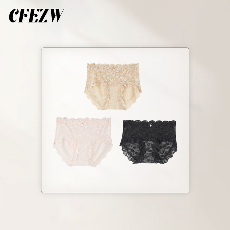 Cfezw【Pure Desire and Seduction】Soft Lace Jacquard Panties Cw-6803 Cfezw【Pure Desire and Seduction】Soft Lace Jacquard Panties Cw-6803