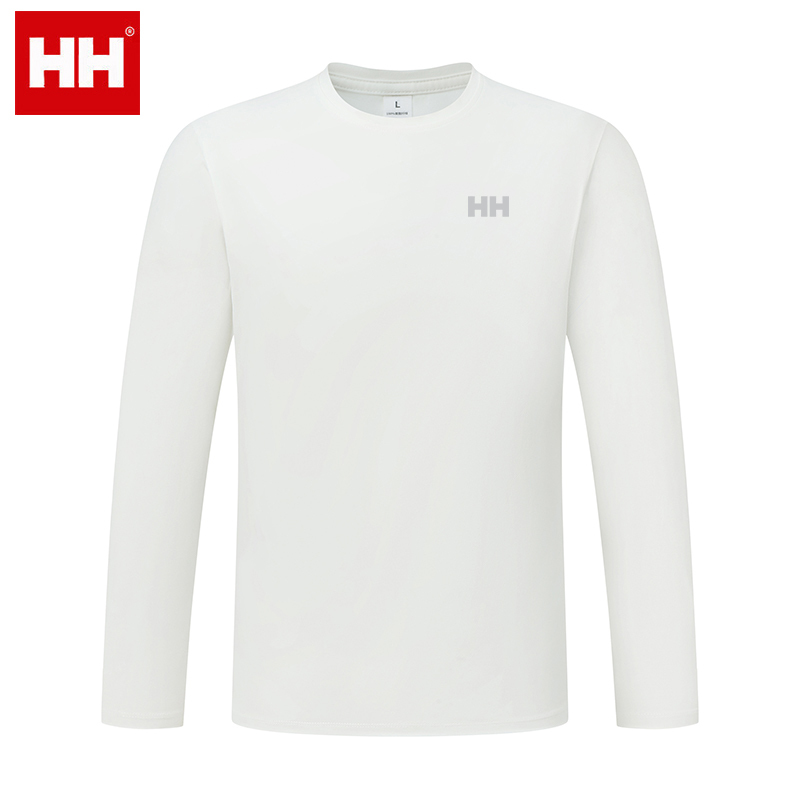 [Same Style as Wang Yibo] [Lightweight Version] Hh Outdoor Long-Sleeved T-Shirt for Men and Women, Moisture-Absorbent, Quick-Drying, Antibacterial Base Layer