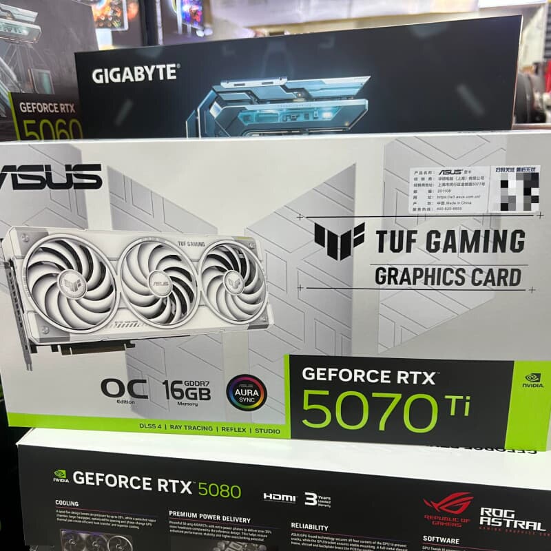 Brand New, Unopened Asus Tuf Gaming Rtx5070Ti O, Negotiable Price