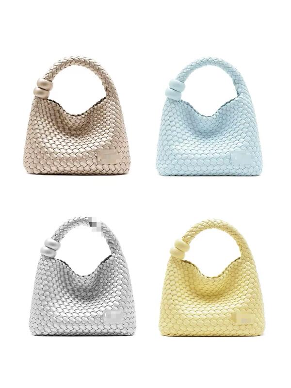 Muva. Small Woven Bag, Summer Handbag, Small Tote Bag, Bucket Bag, 2026 New Model