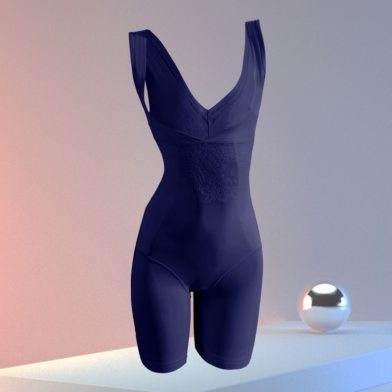 Exquisite Camellia Body Sculpting One-Piece Outfit