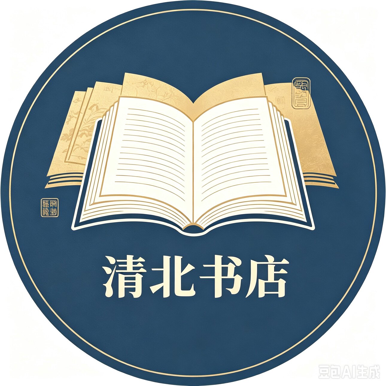 清北书店的LOGO