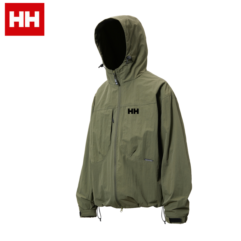 [Same Style as Wang Yibo] Hh Mountaineering Water-Repellent Jacket Men's Jacket Autumn Windproof and Wear-Resistant Coat