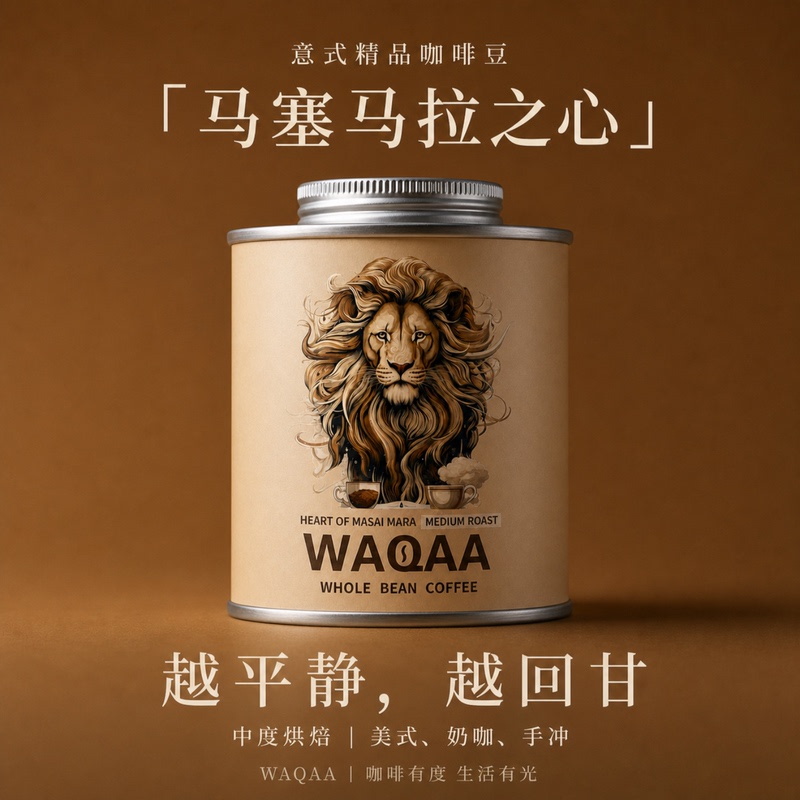 Waqaa Heart of the Mara Medium Roast American Style | Milk Coffee | Hand-Brewed Sweet Specialty Coffee Beans, Sf Express Waqaa Heart of the Mara Medium Roast American Style | Milk Coffee | Hand-Brewed Sweet Specialty Coffee Beans, Sf Express