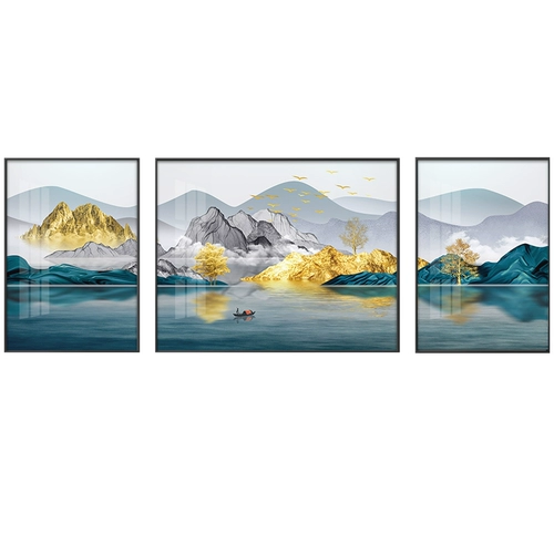 Sansui, современный и минималистичный декор для гостиной, настенный диван, китайский стиль