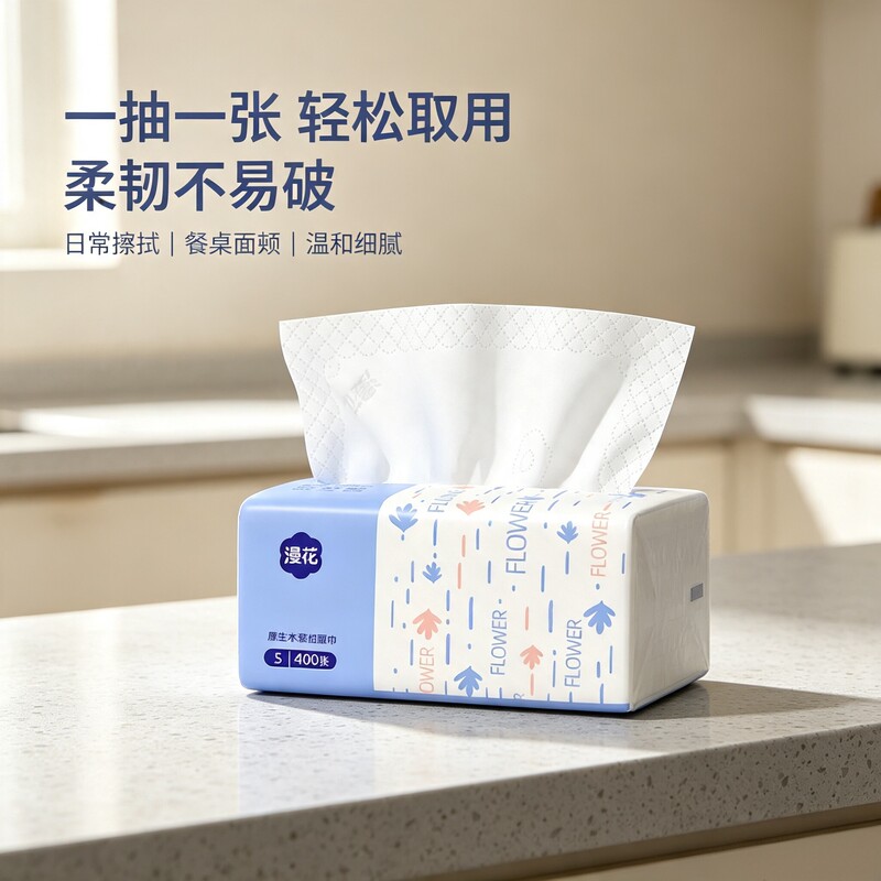 Manhua Original Wood Pulp Blue and White Tissue Paper, Household Small Pack, Affordable Portable Facial Tissue, Hand-Wiping Paper Manhua Original Wood Pulp Blue and White Tissue Paper, Household Small Pack, Affordable Portable Facial Tissue, Hand-Wiping Paper