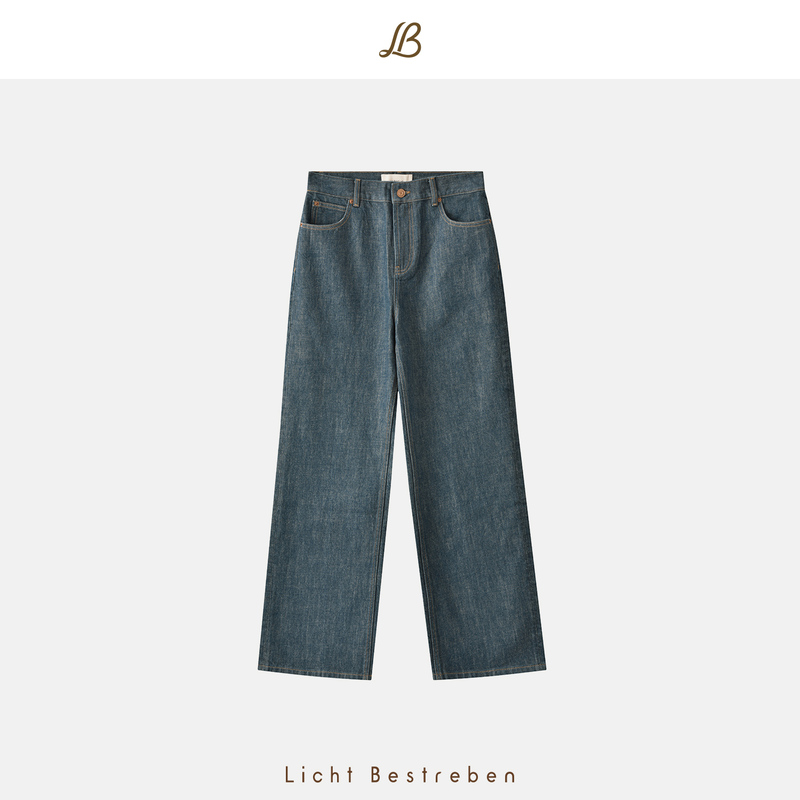 Licht Bestreben Liu Yiyi Niuwang Series Japanese Imported Hishitomo Jeans Lb2C0077