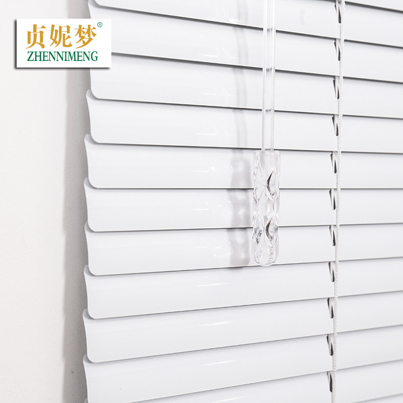 Aluminum alloy blinds free punching installation blackout built-in office kitchen powder room bathroom lift roller blinds