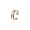 Original original secret realm trace triangular temple open ring Z519