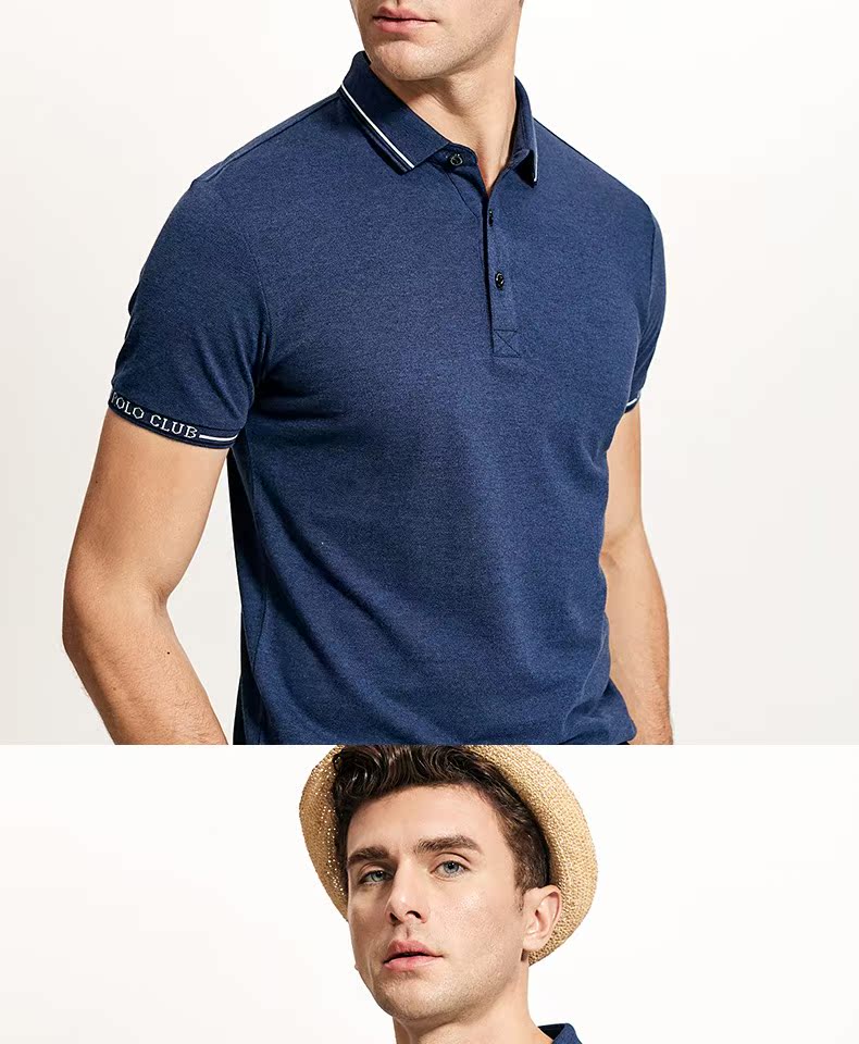 Beastmaster 2019 Áo sơ mi nam cotton mới POLO Áo sơ mi nam ngắn tay kinh doanh mỏng thoáng khí áo thun mỏng Paul - Polo t shirt golf