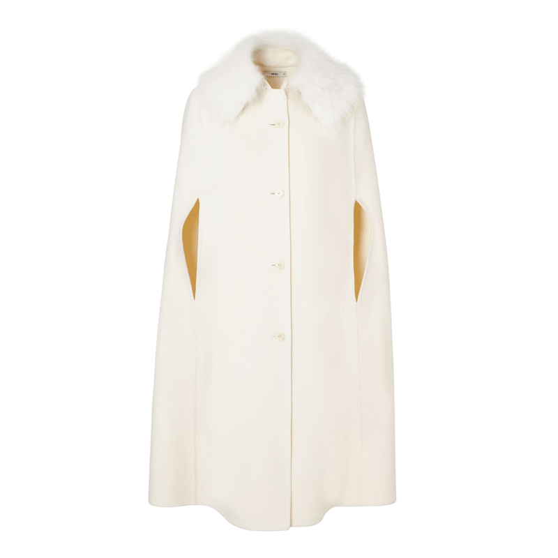 Fendi Cape-Style Shawl