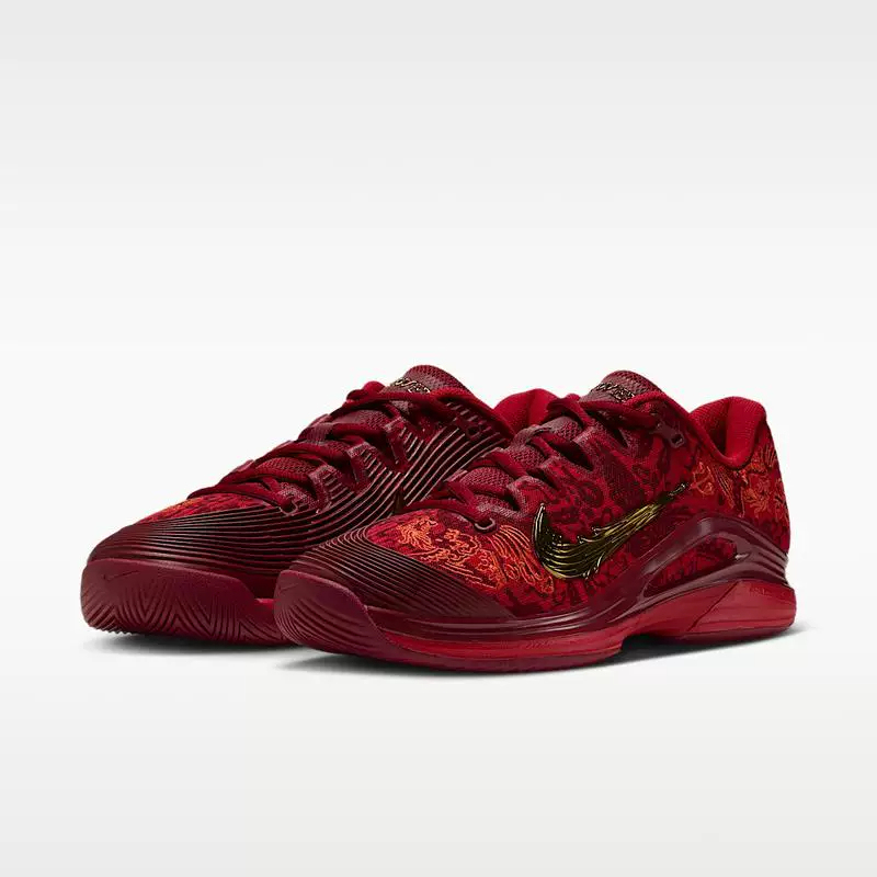[Red Fire Phoenix] Zheng Qinwen China Season Limited Edition Professional Women's Tennis Shoes Nike Vapor12