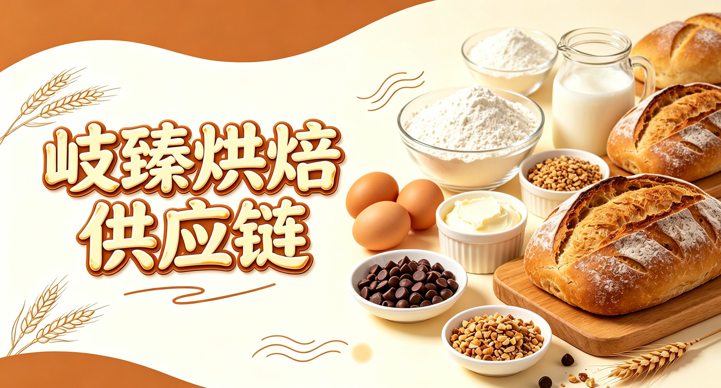 广州岐臻烘焙供应链的LOGO