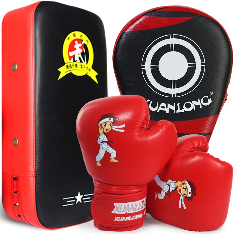 Children's boxing gloves Toddler Toddler boy Child parent-child suit Boxing sandbag girl Sanda training gloves