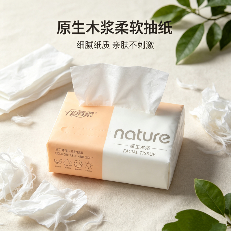 Original Wood Pulp Desktop Cleaning Tissue, Office Napkin, Skin-Friendly, Non-Irritating, Soft and Delicate Paper Tissue Original Wood Pulp Desktop Cleaning Tissue, Office Napkin, Skin-Friendly, Non-Irritating, Soft and Delicate Paper Tissue