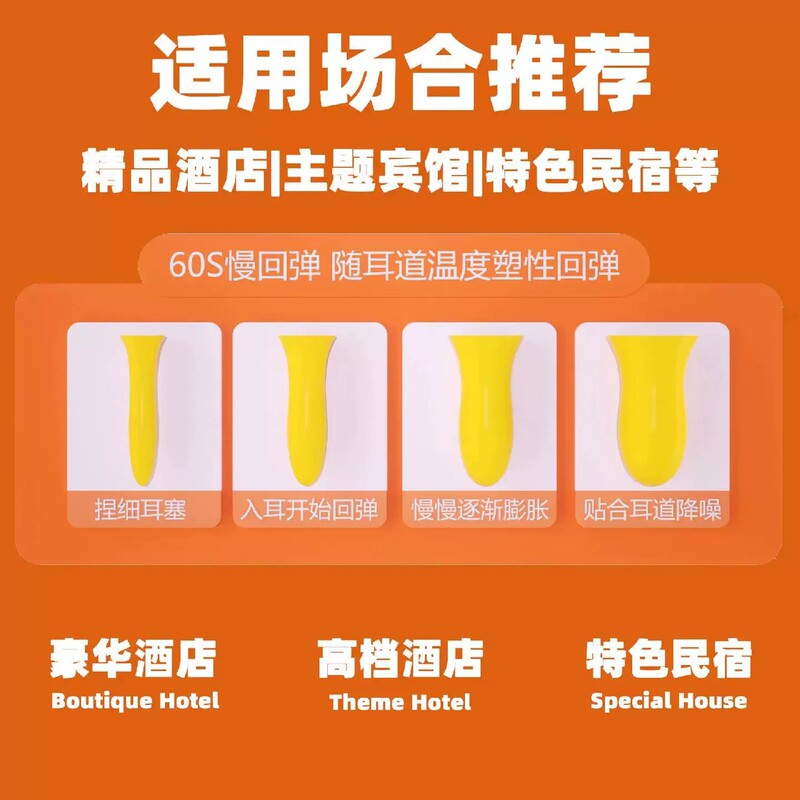 Disposable Soundproof Earplugs, Noise-Reducing Earplugs for Hotel Accommodation, Travel Portable Hygiene Products Disposable Soundproof Earplugs, Noise-Reducing Earplugs for Hotel Accommodation, Travel Portable Hygiene Products