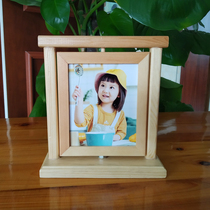 Send washing photos Custom 2 multi-combinations wooded pine wood photo frame Creative Wedding Dresses Children Baby Photo Frame