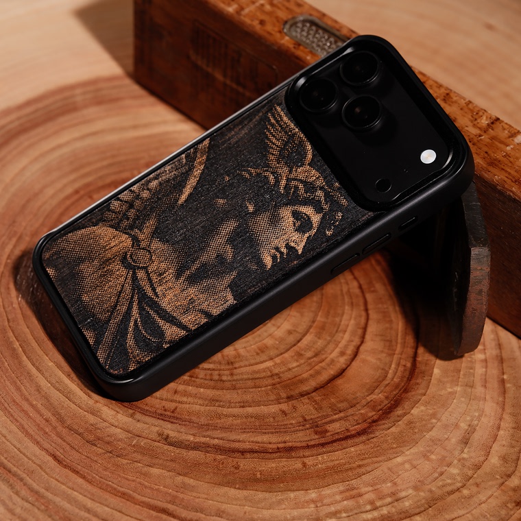 Girls Winged Figure Classical Relief iPhone Case