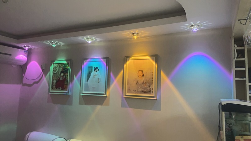 Colorful Film Laser Illusion Film Sunset Lamp Everlasting Light Film Rainbow Film Shopping Mall Stage Colorful Light Stickers