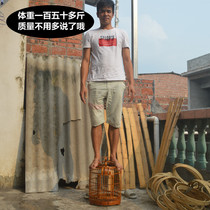 Guizhou Kaili three-skin cage thrush bird cage myna mynah bird cage bamboo old bamboo boutique handmade thrush cage full set