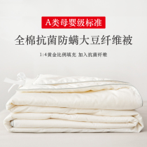 Class A cotton soybean fiber is air-conditioned by pure cotton spring and autumn by summer childrens quilt core thin quilt can be machine washable