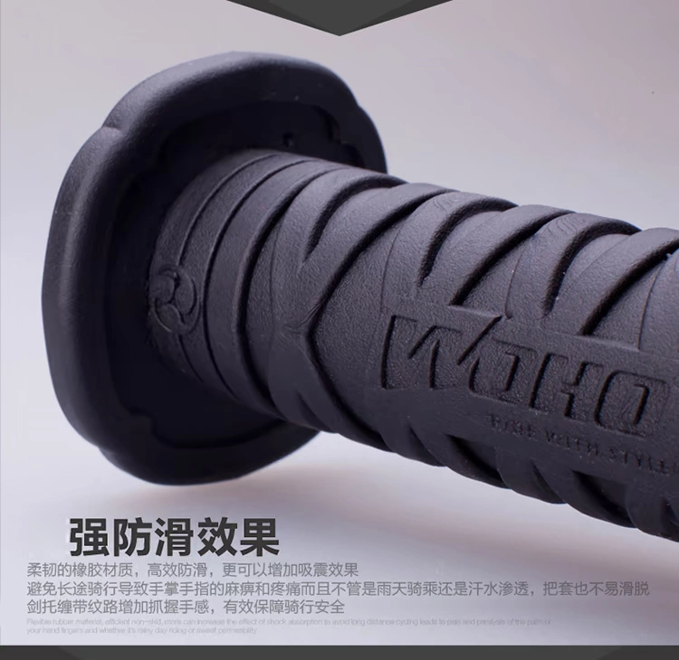 Bộ coaster chết Bộ tay cầm xe đạp WOHO bộ tay cầm cân bằng kokua bộ tay cầm cao su chống trượt đặt phụ kiện BMX - Smart Scooter
