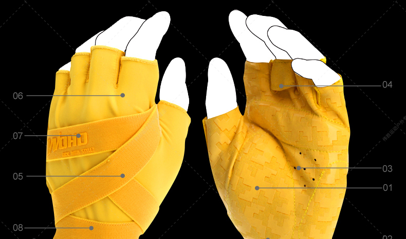 Gants pour vélo mixte WOHO - Ref 2247026 Image 24