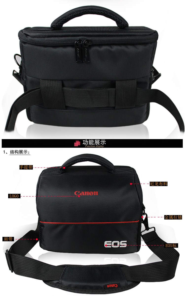 Canon SLR túi máy ảnh nhiếp ảnh vai xách tay túi 700D200D60D70D80D77D6D5D3 - Phụ kiện máy ảnh kỹ thuật số túi herringbone