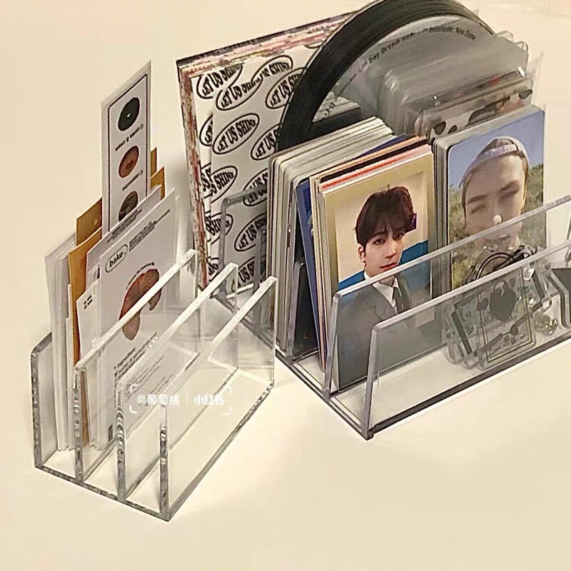 Creative ins Desktop Transparent Acrylic Divider Rack File Holder Photo Frame Storage Bookend File Organizer Student Creative ins Desktop Transparent Acrylic Divider Rack File Holder Photo Frame Storage Bookend File Organizer Student