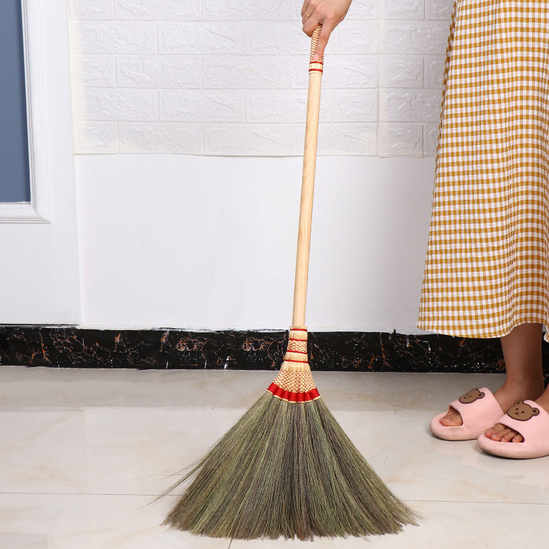 Man sweep sweep the sweep of the ground broom without static without adhesive hair manual broomstick without wood floor cleaning dust