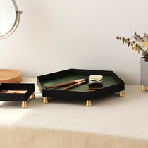 Creative Desktop Containing Boxes ins Wind minimalist Jewelry Xuanguan Key Pan Morandi Color Debris Home Show Shelf