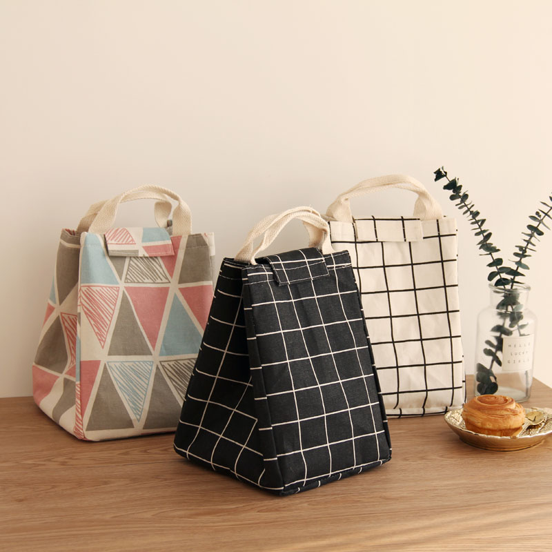 Usd 7 97 Simple Lunch Box Bag Handbag With Rice Simple Lunch Box Bag Handbag With Rice Insulation Large Portable