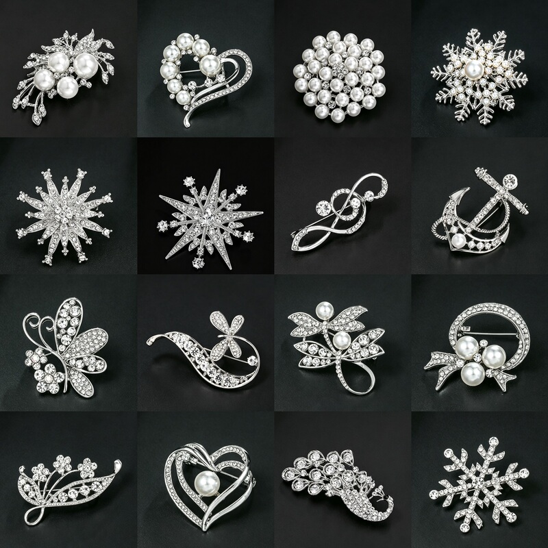 Pearl Brooch for Women, Fashionable Pin, Waist-Cinching Accessory for Pants, Fixed Neckline Design Accessory, Suit and Cheongsam Corsage Pearl Brooch for Women, Fashionable Pin, Waist-Cinching Accessory for Pants, Fixed Neckline Design Accessory, Suit and Cheongsam Corsage