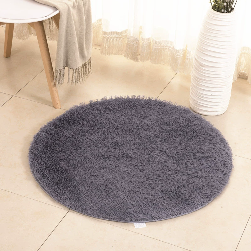 thảm sàn tròn đáng yêu ghế giỏ chuyển ghế máy tính phòng ngủ cạnh giường ngủ thảm đệm pad wicker yoga mat Thể hình - Thảm sàn