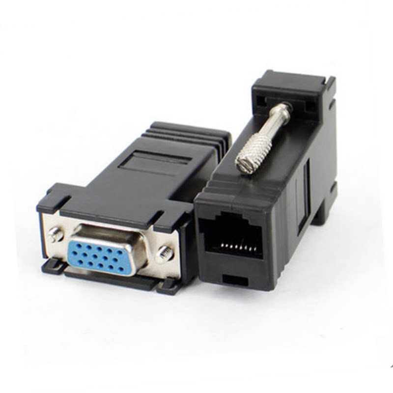 救命！原来VGA转RJ45转接头还能这么用？网速起飞+显示同步不是梦！💻⚡_转接头_淘宝数码网