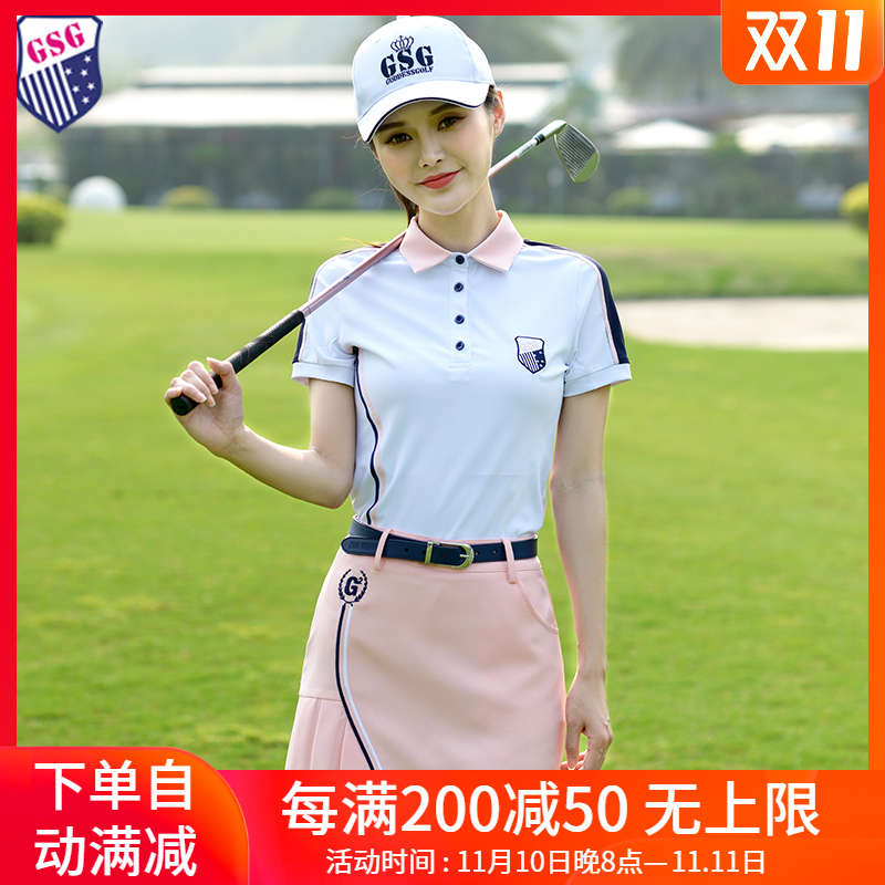 Summer new product ZG-6 golf suit clothes women's suit golf short-sleeved top T-shirt short skirt pants