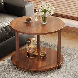Middle Ancient Style Small Table Sofa Side Table Movable Coffee Table Bedside Storage Rack Small Apartment For Home Minimalist Balcony Table
